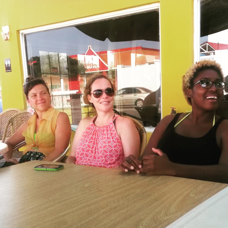 Natusha Croes, Holly Bynoe and Jodi Minnis. Photo by Natalie McGuire.