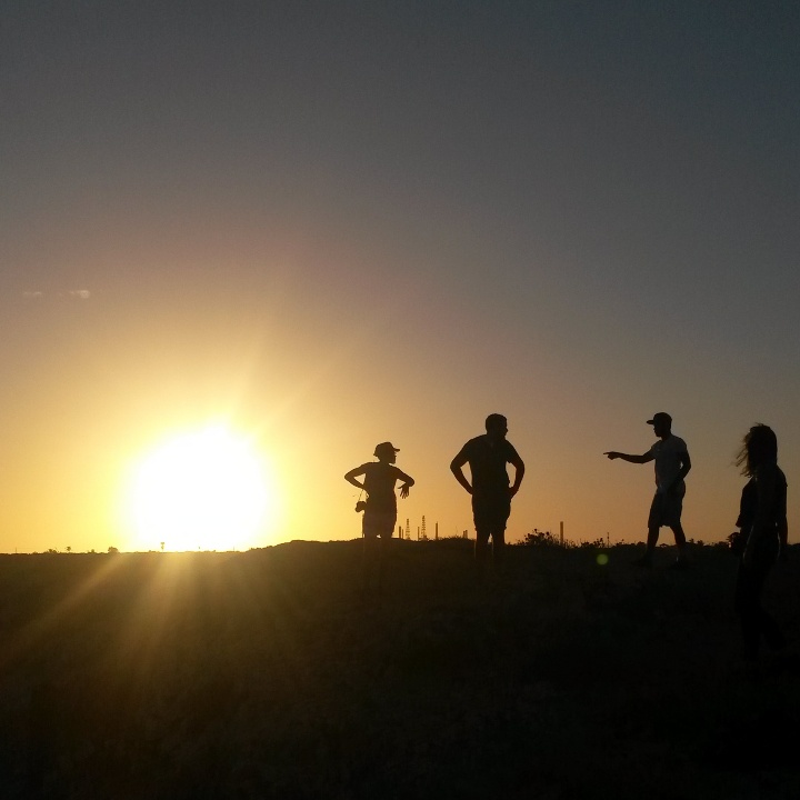 Artists at Baby Beach. Photo by Natalie McGuire.