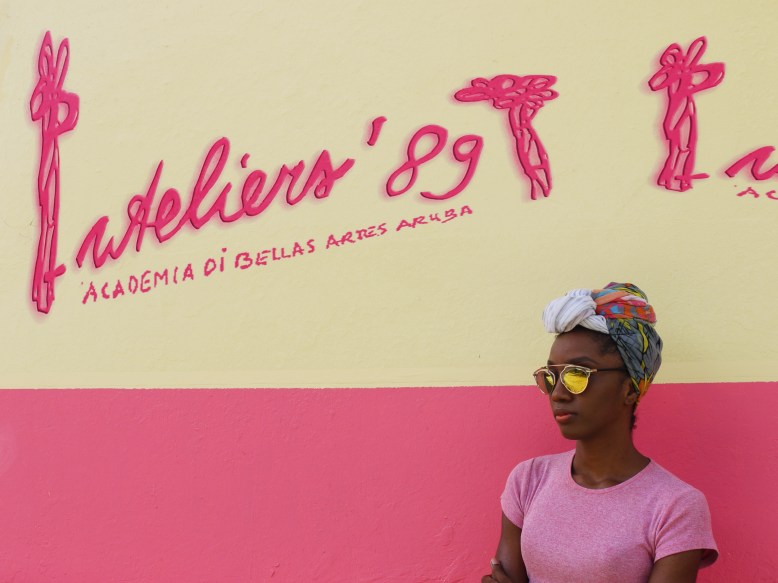 Dominique Hunter at Ateliers '89. Photo by Nowé Harris-Smith.